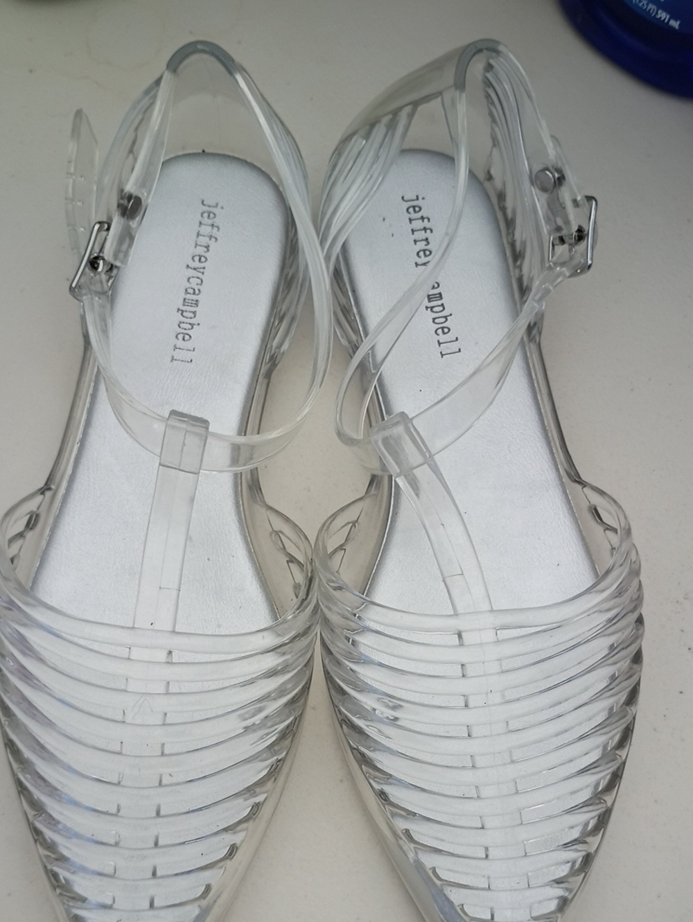 Jeffrey Campbell Clear Jelly Flats